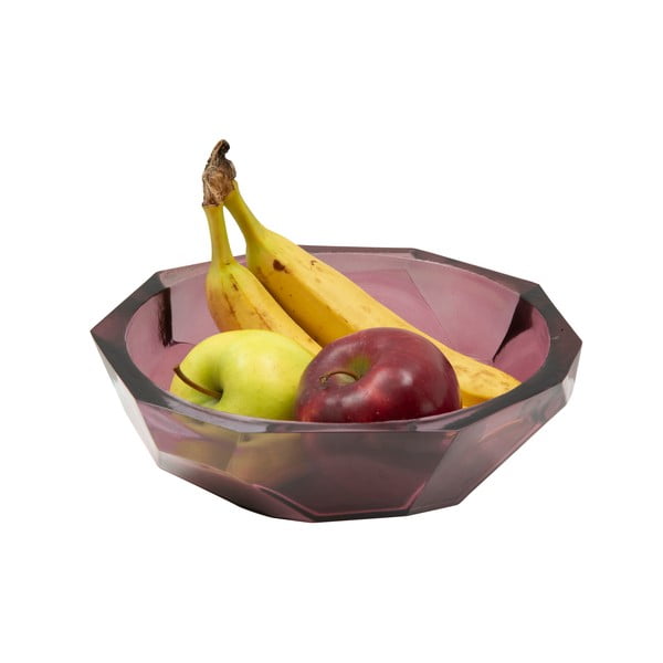 Růžová miska z recyklovaného skla Mauro Ferretti Stone, ø 25 cm-image-4