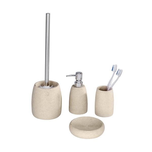 Béžový toaletní kartáč Wenko Goa-image-1