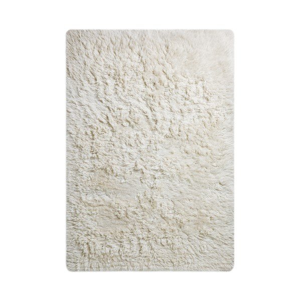 Bílý vlněný koberec 200x290 cm Dala – MADE