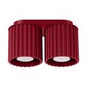 Vínové kovové bodové svítidlo 10x21 cm Zora – Sollux
