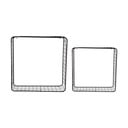 Černé ocelové police v sadě 2 ks 35 cm Reja – PT LIVING