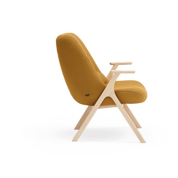 Křeslo v hořčicové barvě Dins – Teulat-image-2