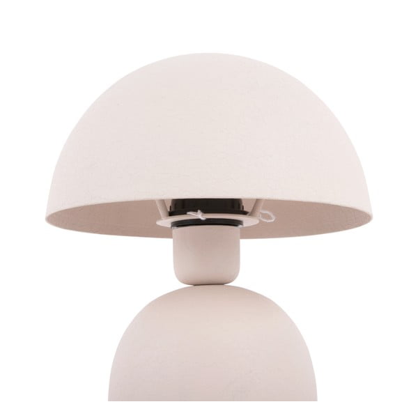 Krémová stolní lampa (výška 29 cm)  Boaz  – Leitmotiv-image-2