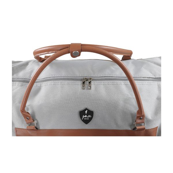 Šedá cestovní taška na kolečkách GENTLEMAN FARMER Oslo, 93 l-image-1