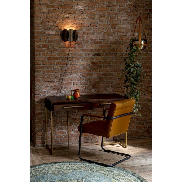 Konzolový stolek v dekoru akácie v tmavě přírodní barvě 45x120 cm Class – Dutchbone-image-1