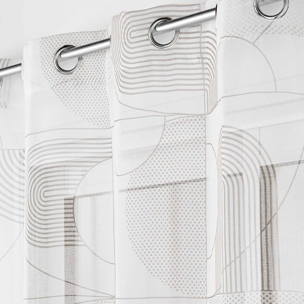 Bílá voálová záclona 140x280 cm Esquisse – douceur d'intérieur-image-1