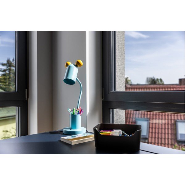 Světle modrá dětská lampička Mouse – GTV-image-3