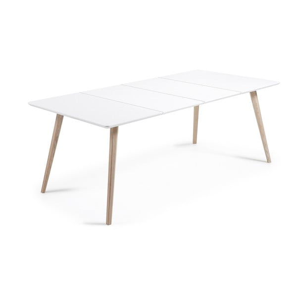 Rozkládací jídelní stůl s přídavnou deskou 90x140 cm Eunice – Kave Home-image-4