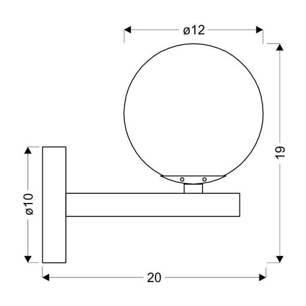 Černé nástěnné svítidlo Kama – Candellux Lighting-image-2