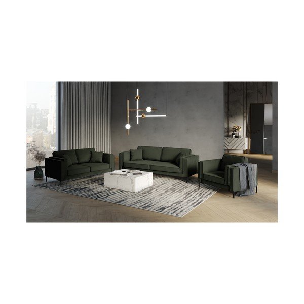 Tmavě zelená pohovka Milo Casa Attilio, 230 cm-image-4