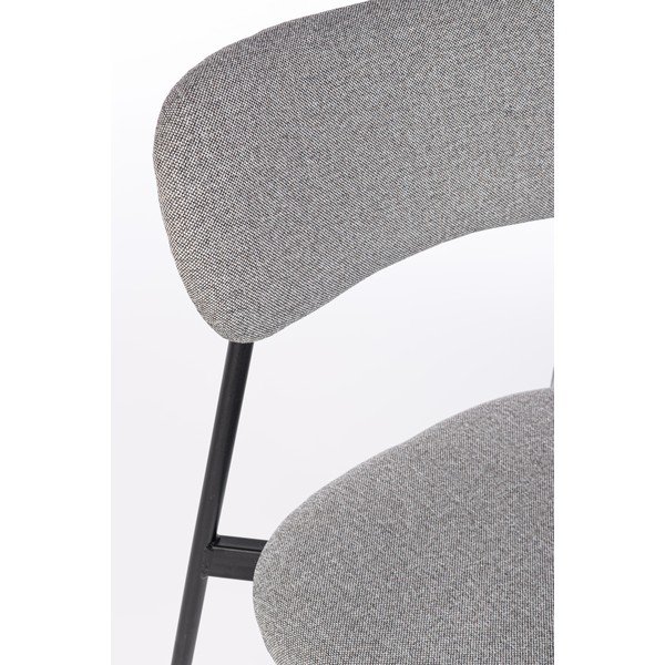 Šedá čalouněná jídelní židle Inka – Yes Everyday-image-1