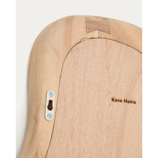 Nástěnné zrcadlo s dřevěným rámem 44x68 cm Selem – Kave Home-image-1