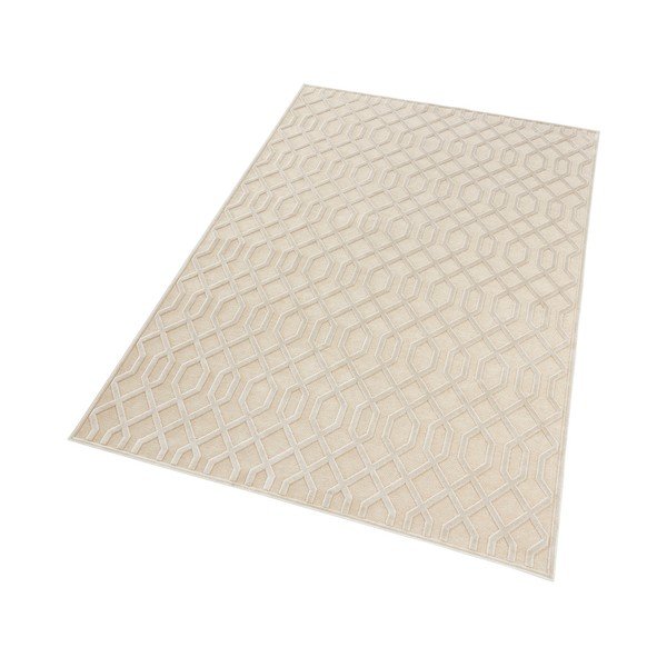Krémový koberec z viskózy Mint Rugs Caine, 160 x 230 cm-image-3