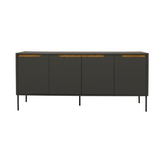 Černá komoda Tenzo Switch, 173 x 76 cm