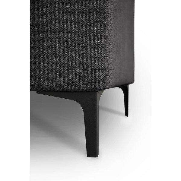 Antracitová žinylková rohová pohovka (pravý roh/do "U") Fabian – Scandic-image-4