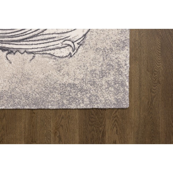 Krémový vlněný koberec 130x190 cm Mawson – Agnella-image-2