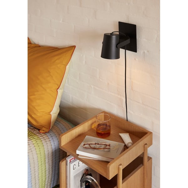 Černé nástěnné svítidlo Ardent – Hübsch-image-1