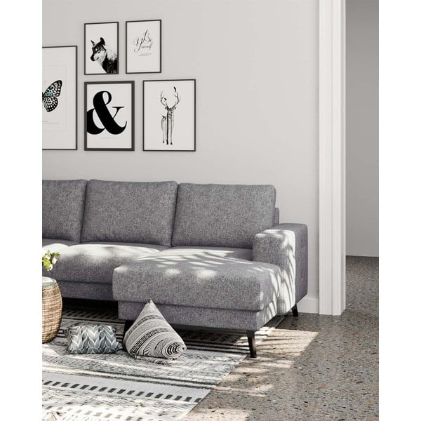 Šedá rohová pohovka (levý roh) Fynn – Ghado-image-4