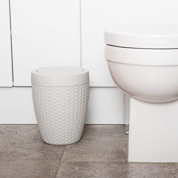 Světle béžový koupelnový koš Addis Premium, 5 l-image-1