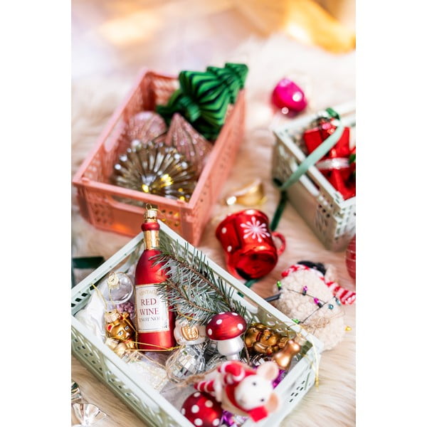 Skleněné vánoční ozdoby v sadě 4 ks Mushroom – Sass & Belle-image-4