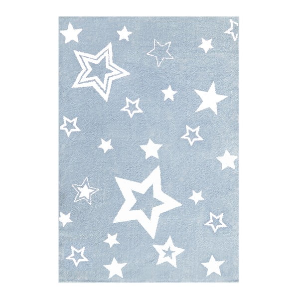 Modrý dětský koberec Happy Rugs Satrlight, 130 x 190 cm