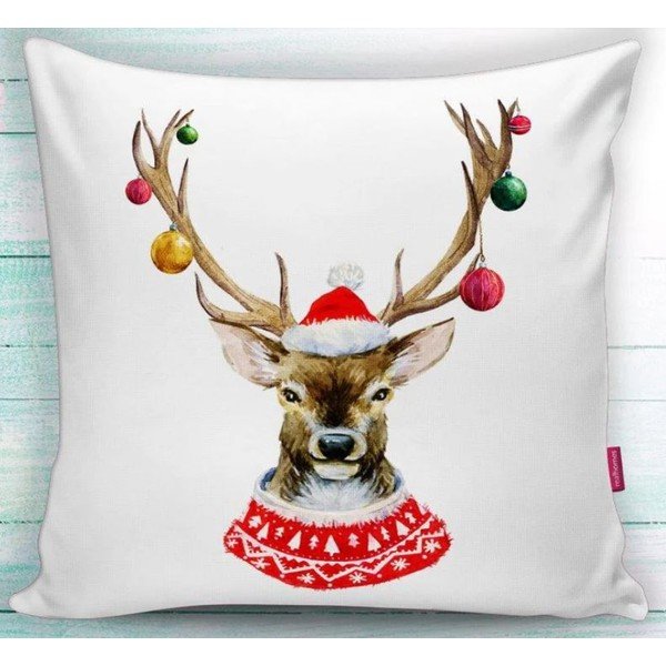 Povlaky na polštáře v sadě 2 ks s vánočním motivem 43x43 cm Merry Christmas – Mila Home-image-1