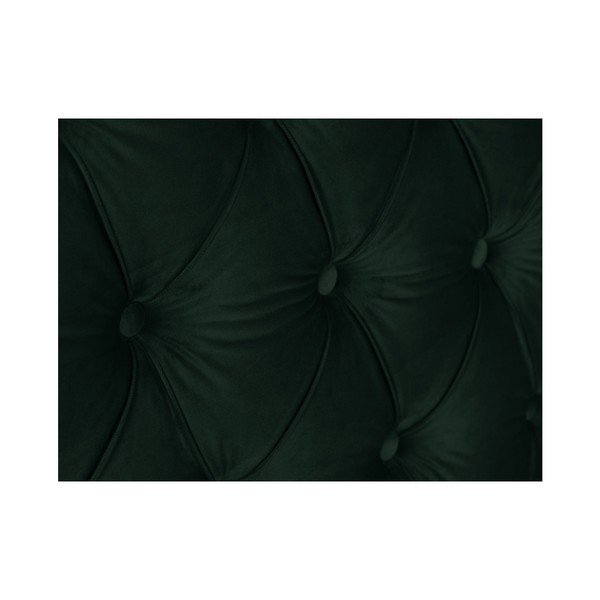 Láhvově zelené čelo postele Mazzini Sofas Daisy, 160 x 120 cm-image-4
