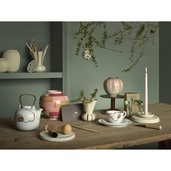 Růžová keramická váza ø 21,5 cm Canvas - Kähler Design-image-2