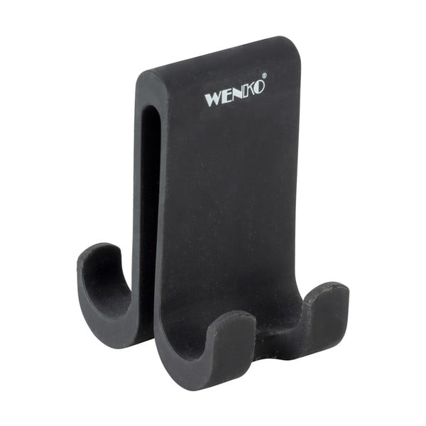 Černý silikonový oboustranný závěsný věšák Wenko Verna-image-3