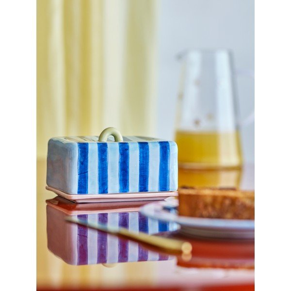 Modrá keramická máslenka Phoenix – Bloomingville-image-1