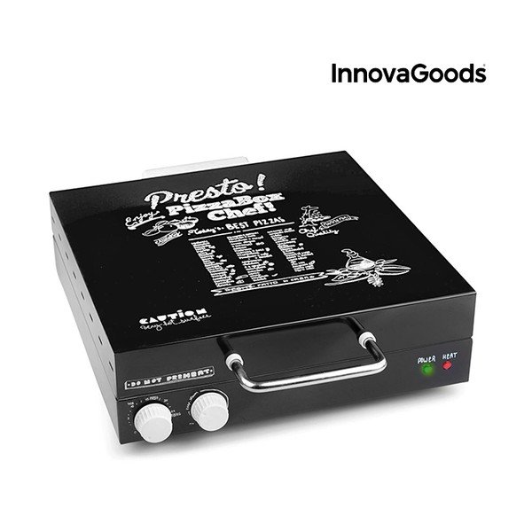Elektrický box na pizzu s kuchařkou InnovaGoods, výkon 1200W-image-2
