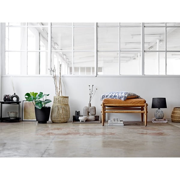 Černá kovová váza Bloomingville Itamar, výška 20,5 cm-image-1