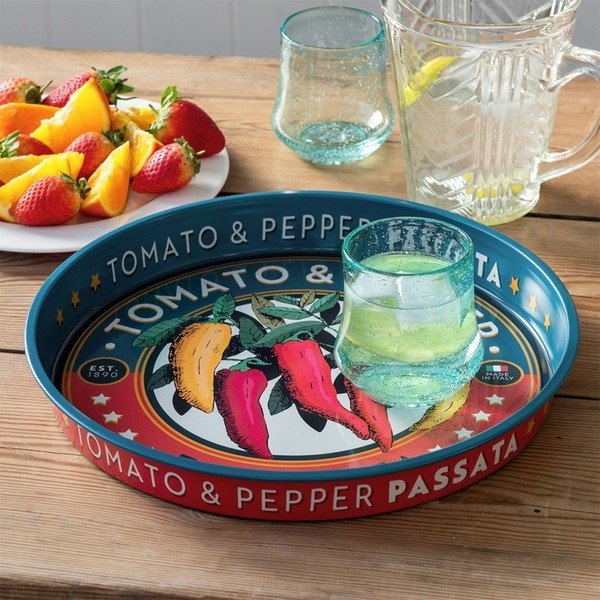 Kovový tác ø 33 cm Passata – Rex London-image-1