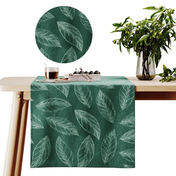Sametový běhoun na stůl 40x140 cm Calm – AmeliaHome-image-2