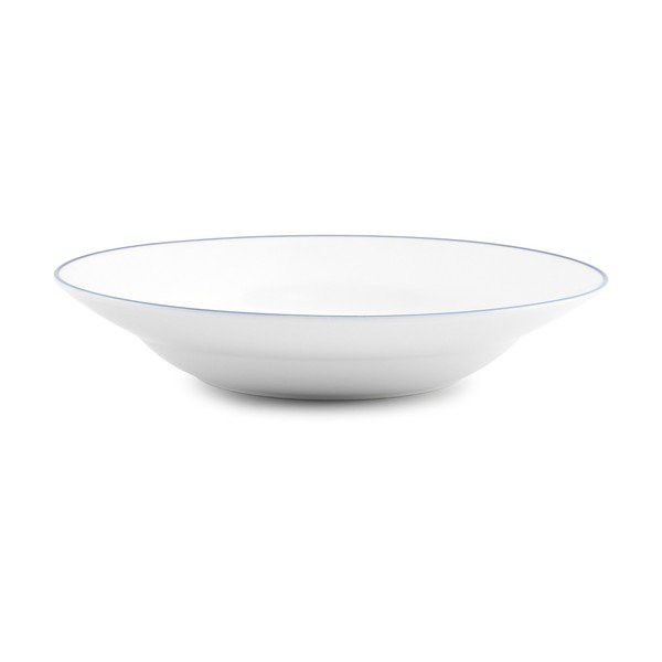 Bílý hluboký  porcelánový talíř ø 23 cm Basic White – BonBistro