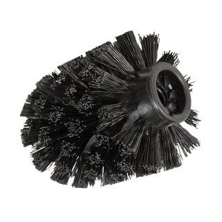 Náhradní černá hlavice WC kartáče Wenko, ø 8 cm