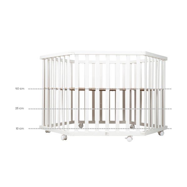 Světle šedá dětská ohrádka 119x104 cm Sternenzauber – Roba-image-2