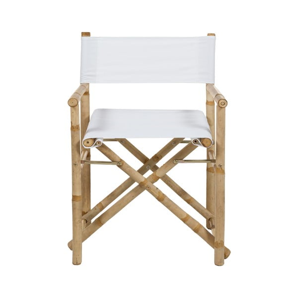 Bambusová židle s bílým sedákem Santiago Pons Hollywood