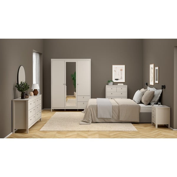 Šedobéžový noční stolek Madrid – Tvilum-image-1