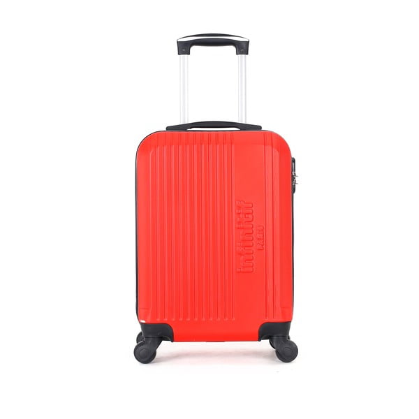 Červené skořepinové zavazadlo na 4 kolečkách Vertigo Mount Cameroon