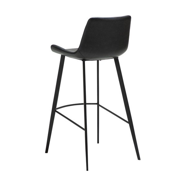 Černá barová židle (výška sedáku 74,5 cm) Hype – DAN-FORM Denmark-image-3