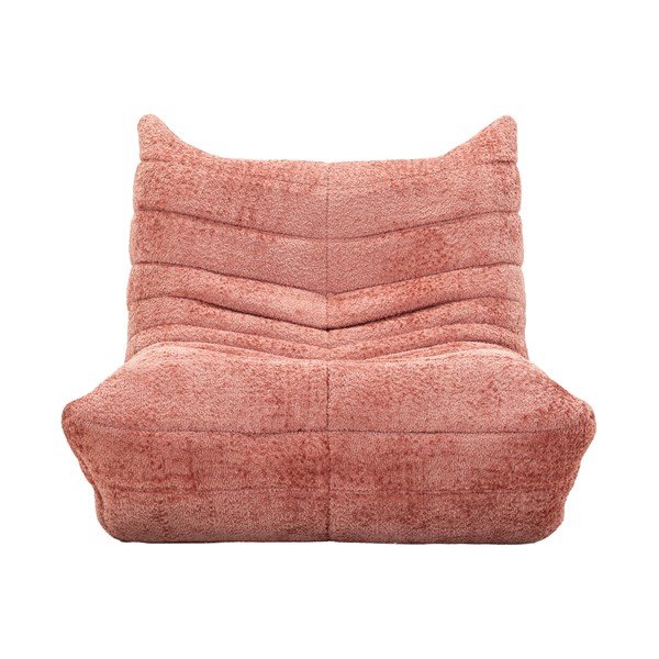 Růžový sedací vak z textilie bouclé Mask – Mauro Ferretti-image-2