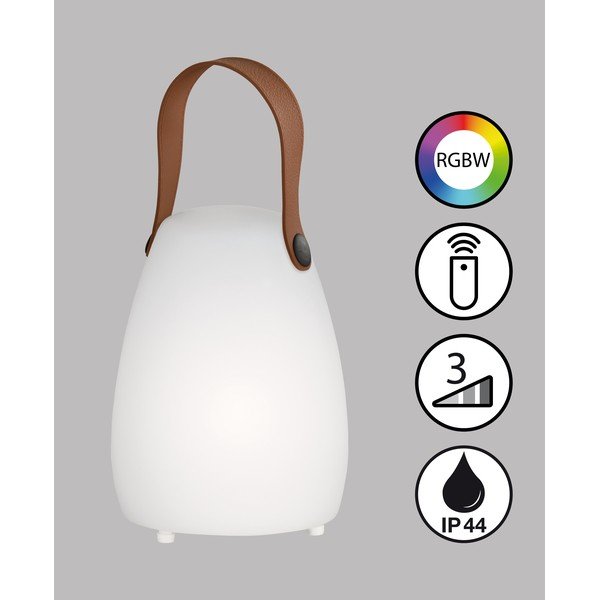 LED přenosné venkovní svítidlo na dálkové ovládání na USB ø 12 cm Ruby – Fischer & Honsel-image-2