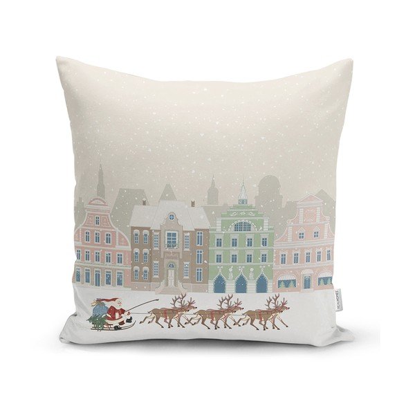 Povlak na polštář s vánočním motivem 43x43 cm Merry Christmas – Mila Home