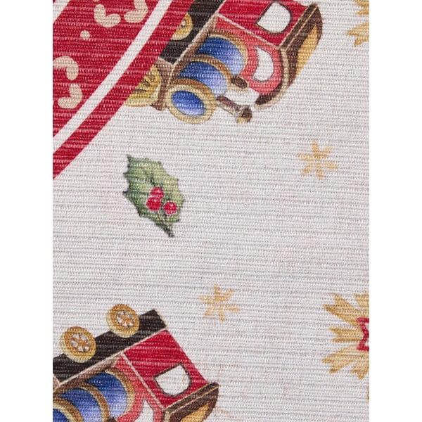 Červený kulatý koberec s vánočním motivem ø 160 cm Toy's Delight Train – Villeroy&Boch-image-4