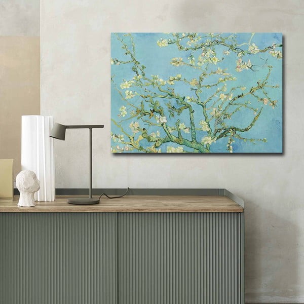 Nástěnná reprodukce na plátně Vincent Van Gogh Almond Blossom, 100 x 70 cm-image-2