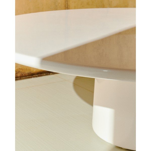 Betonový kulatý zahradní konferenční stolek ø 110 cm Albanella – Kave Home-image-3