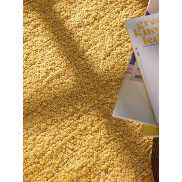 Žlutý ručně tkaný běhoun z materiálu bouclé 80x200 cm Notting Hill Portobello – Ted Baker-image-2