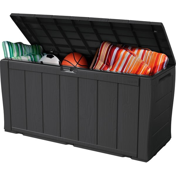 Tmavě šedý zahradní úložný box Sherwood – Keter-image-2