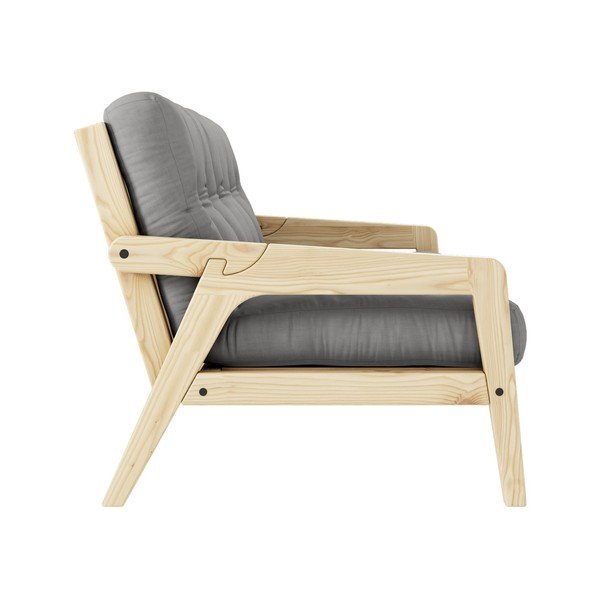 Šedá rozkládací pohovka 204 cm Grab - Karup Design-image-4